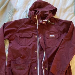 Maroon Penfield raincoat mens small